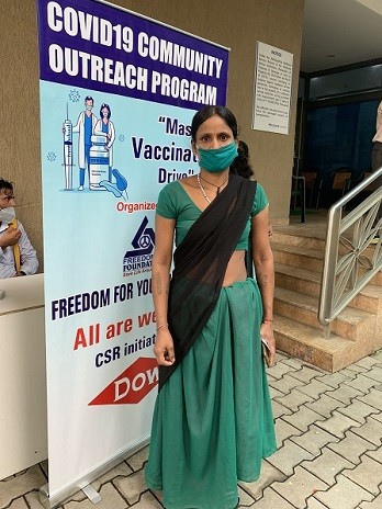 Dow India vaccination drive inoculated nearly 590 people in Navi Mumbai