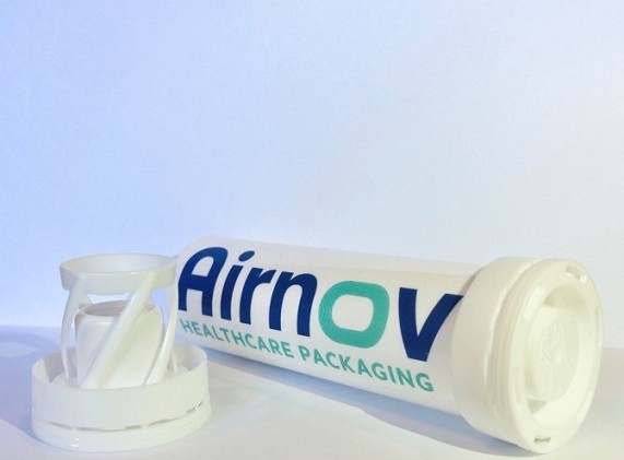Airnov new rigid plastic tube with desiccant stopper